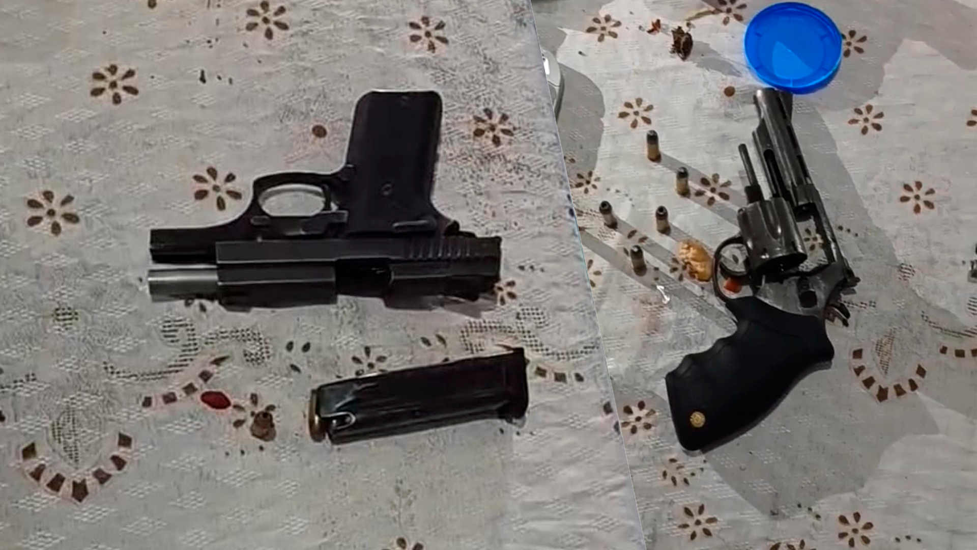 CHEFES DE QUADRILHAS - Polícias Militar e Civil apreendem duas armas durante operação em Ouro Preto do Oeste